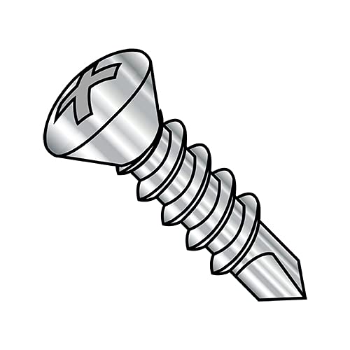 Tornillo autoperforante ovalado Phillips acero inoxidable 5000 un