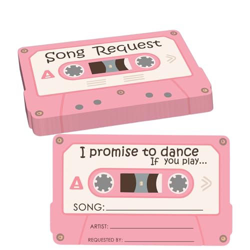 Cartes de demande de chanson mariage : faites participer vos invités au bal de fête