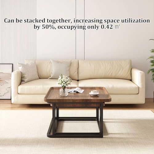 Table Basse Carrée JATIBOSH : Solution Gain de Place Appartement