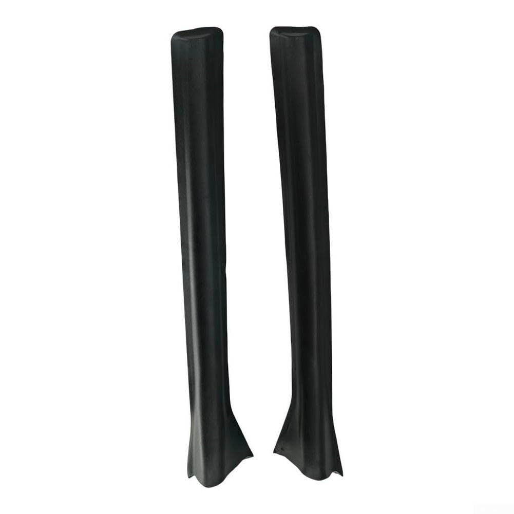 Set di coperture per montante B per auto, destro e sinistro, compatibile con Opel per Opel Astra H, striscia di tenuta per portiera in ABS nero, protezione esterna dell'auto