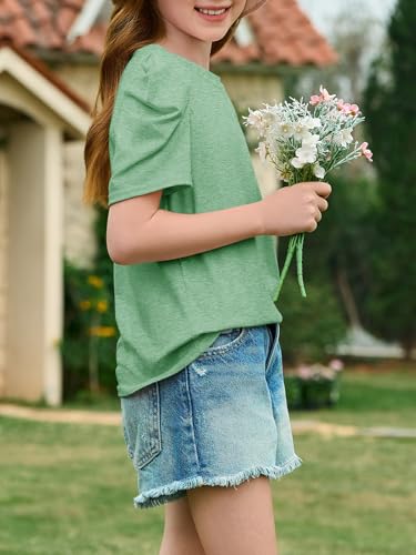 Image of Imily Bela Kids Girls Puff Short Sleeve T Shirts 5-14 Years