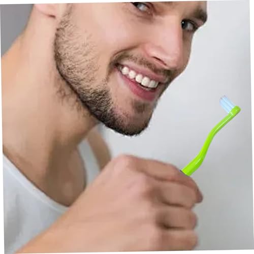 6-teilige Zahnspangen-Zahnbürste 2-in-1-Doppelkopf-Zahnspangenbürste für Interdental- und Weisheitszähne weiche einbüschelige kieferorthopädische Zahnbürste – Bild 6
