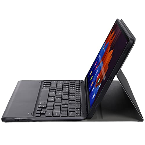 ZOMUN Capa de teclado para Samsung Galaxy Tab S7 Plus 12,4 polegadas [SM-T970/SM-976B], teclado Blue
