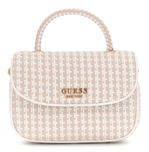 Sac Mirema GUESS White Multi à poignée supérieure et rabat