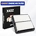 CA9997 Engine Air Filter for Subaru 2008-2016 Impreza,2009-2018 Forester,2005-2019 Legacy,2005-2019 Outback,2013-2021 WRX,2006-2007 B9 Tribeca,2016-2017 Crosstrek Gas Replace # A35592 16546-AA090