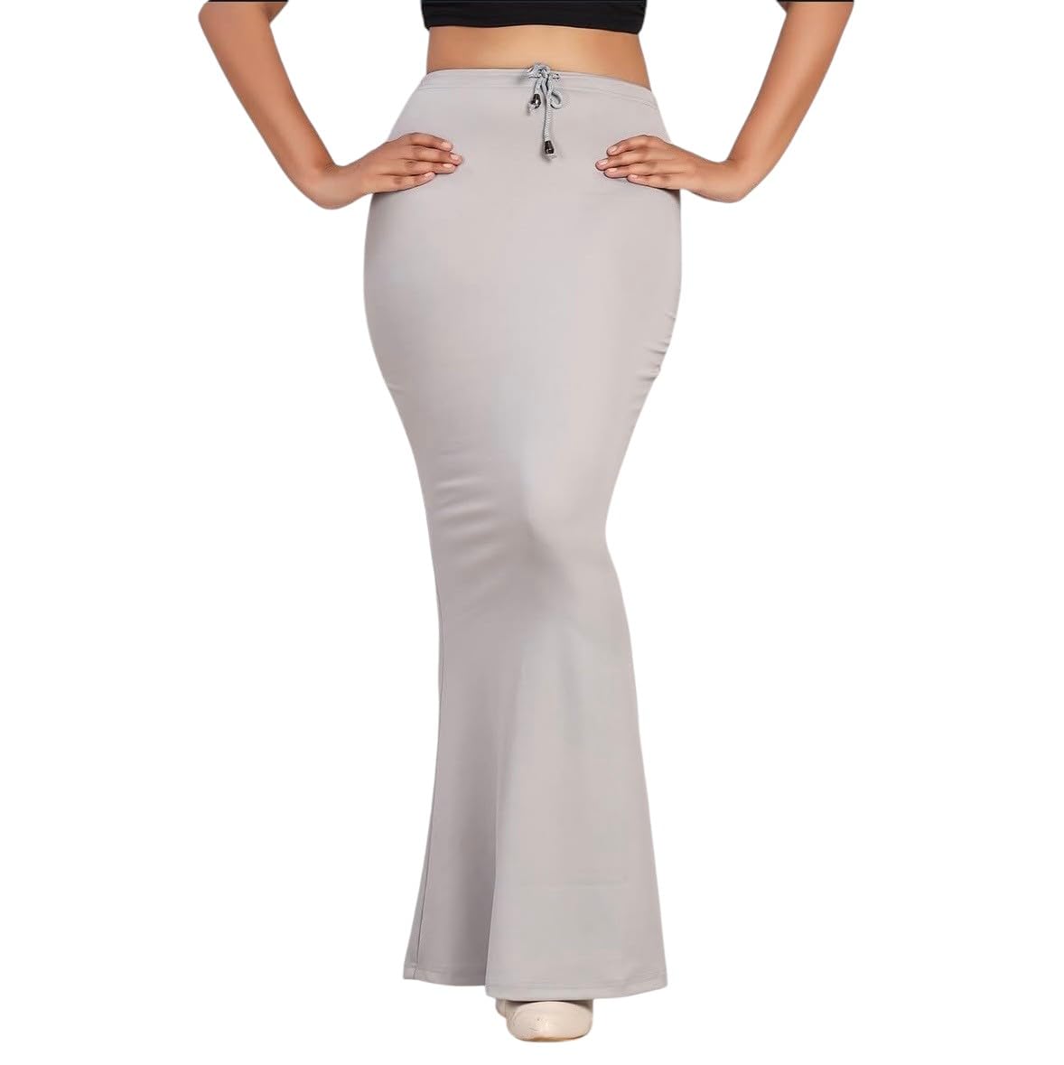 Women Saree Shapewear Stretchable Cotton Blended| Mermaid Fishcut Petticoat| Curvefit Mordern Saree Under Inskirt Innerwear| Ladies Sillhoutte Shapewear-picture-35