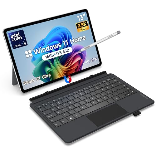 ALLDOCUBE 13-Zoll-2-in-1-Tablet mit Tastatur und Stift, Win 11 Home Intel Core Ultra 5 125H Laptop, 16GB RAM+1TB SSD Touchscreen-PC, 2,5K-Display, PD 65W, WiFi 6, QWERTY ALLDOCUBE 13-Zoll-2-in-1-Tablet mit Tastatur und Stift, Win 11 Home Intel Core Ultra 5 125H Laptop, 16GB RAM+1TB SSD Touchscreen-PC, 2,5K-Display, PD 65W, WiFi 6, QWERTY