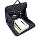 ASEOK, Vassoio portaoggetti per Sedile Posteriore dell’Auto, Organizer per Sedile Posteriore, Multi-Tasche, per laptop, cibo, tavolino da lavoro (nero)