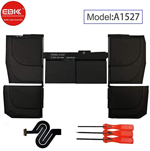 EBKK A1527 A1534 Replacement A1705 Early 2015 2016 Mid 2017 Battery for MacBook