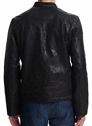 brandMe Men's Genuine Leather Pure Lambskin Biker Jacket MM4792