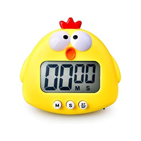 Kitchen Timer, Cute Cartoon Animal Countdown Timer, Digital Cooking Timer with Magnetic, LCD Large-Screen Visual Clock, Hangable Alarm Clock with Stand，for Cooking Bake Sport Game (Timer-XG) Cover