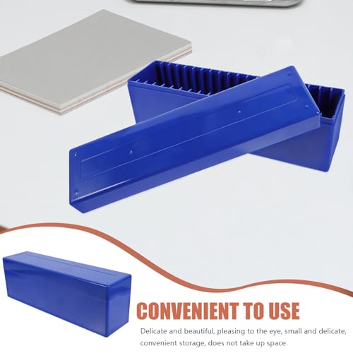 Caja decorativa para almacenamiento SHINEOFI azul miniatura 4