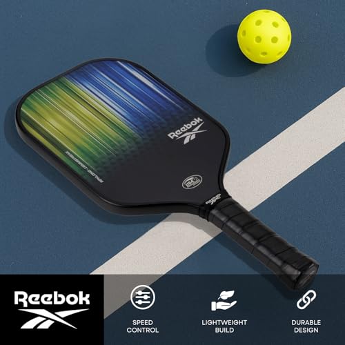 Image of Reebok Pickleball Paddle - Lightweight & Durable Design for All Skill Levels - Engineered for Power, Control & Precision
