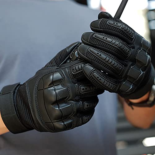 Fahrradhandschuhe Leder Motorradhandschuhe Touchscreen Motocrosshandschuhe Getriebe Moto Biker Racing Hard Knuckle Volle Finger Handschuh Herren motorradhandschuhe 271