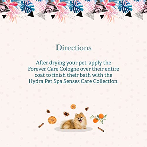 Hydra Senses Forever Care Cologne, Finishing Cologne for Dogs and Cats, Pet Grooming Spray, 4.05 Ounces - Image 6