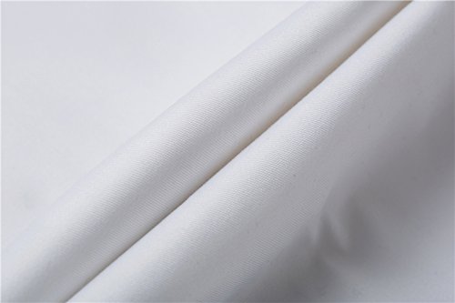 WAIWAIZUI Giacche da Chef Manica Corta Bianco