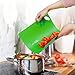Extra Thick Flexible Plastic Kitchen Cutting Board Mats Set, Set of 6 Colored Chopping Board With Food Icons & Easy-Grip Handles By Olivivi