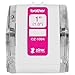 Brother Genuine CZ-1004 Continuous Length 1” (1.0”) 25 mm Wide x 16.4 ft. (5 m) Long Label Roll Featuring ZINK Zero Ink Technology