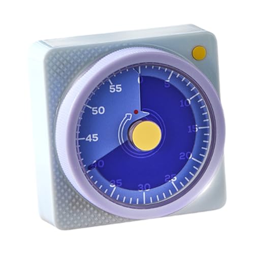 Temporizador de cocina – Cuenta regresiva magnética, esfera visual de minutos, contador compacto, reloj digital, pantalla clara para cocina, cepillado, ducha, escuela, casa, escuela