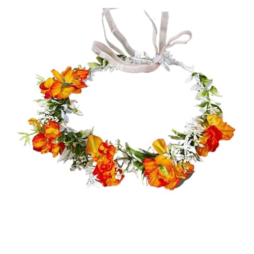 Cerceau à cheveux floral de plage et mariage pour shooting photo bohème
