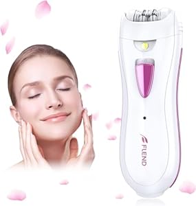 Epilator for Women, Cordless Epilators for Face & Body Hair, with LED Light Womens Hair Removal Painless Mini Epilator for Facial Armpit Leg Bikini Area