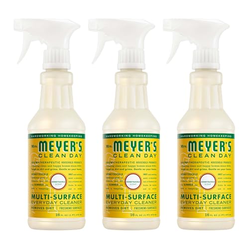 15% coupon - Mrs. Meyer’s Clean Day All-Purpose Cleaner Spray, Honeysuckle, 16oz, 3 bottles