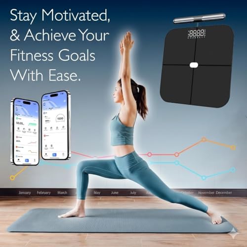 Image of The Body Pod Home Health Body Analyzer w /Free Bluetooth App - 45+ Key Health Metrics - Accurate Personalized Data - Body Composition Smart Scale