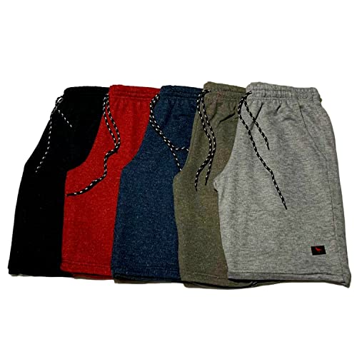 Kit 5 Bermuda Moletom Masculina (GG)