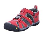 KEEN Seacamp II CNX Sandal - Toddler Boys' Racing Red/Gargoyle, 7.0