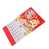 Polyvalent : sert de calendrier mural, de plaque de bénédiction et de planificateur mensuel, offrant une polyvalence, calendriers lunaires, calendrier chinois