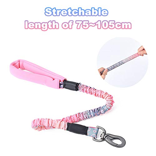 Nishore Trela de cão Trela de treinamento de cão com alça acolchoada confortável para cães médios gr