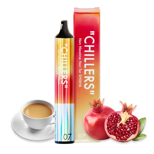 CHILLERS シーシャ ベイプ VAPE 電子タバコ 禁煙 サポート チラーズ Milk tea x Zakuro x Mint ミルクティー × ザクロ × ミント てんちむ 持ち運びシーシャ ポケットシーシャ 爆煙 電子タバコ使い捨て chille