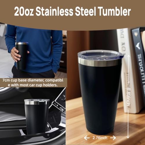 Men's Gifts Box Set - Best Wishes Grooming & Daily Essentials Kit and Insulated Tumbler, Leather Wallet, Manicure Set, Keychain , Perfect for Birthdays, Holiday Gifts,Anniversaries, Father's Day - Image 4