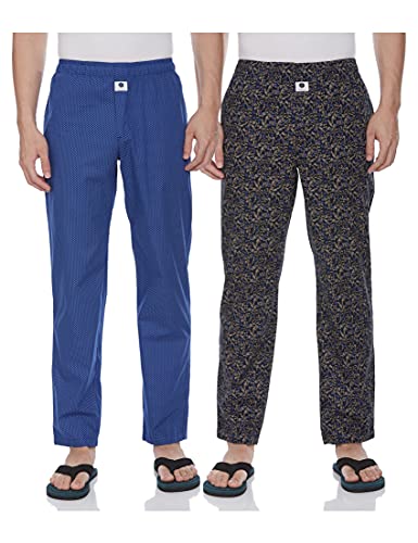 Image of Amazon Brand - Symbol Men's Printed Regular Fit Pyjamas (Pack of 2) Pajama Bottom