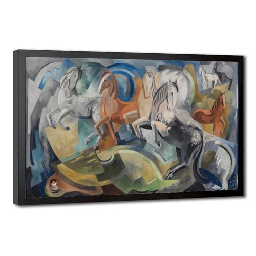 Toile Achill Horses de Mainie Jellett pour la décoration murale du bureau