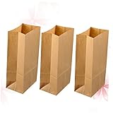 OATIPHO 100 Pièces Sachet Papier Kraft avec Fond Carré pour Snacks et Favors de Fête pour Anniversaires et Événements