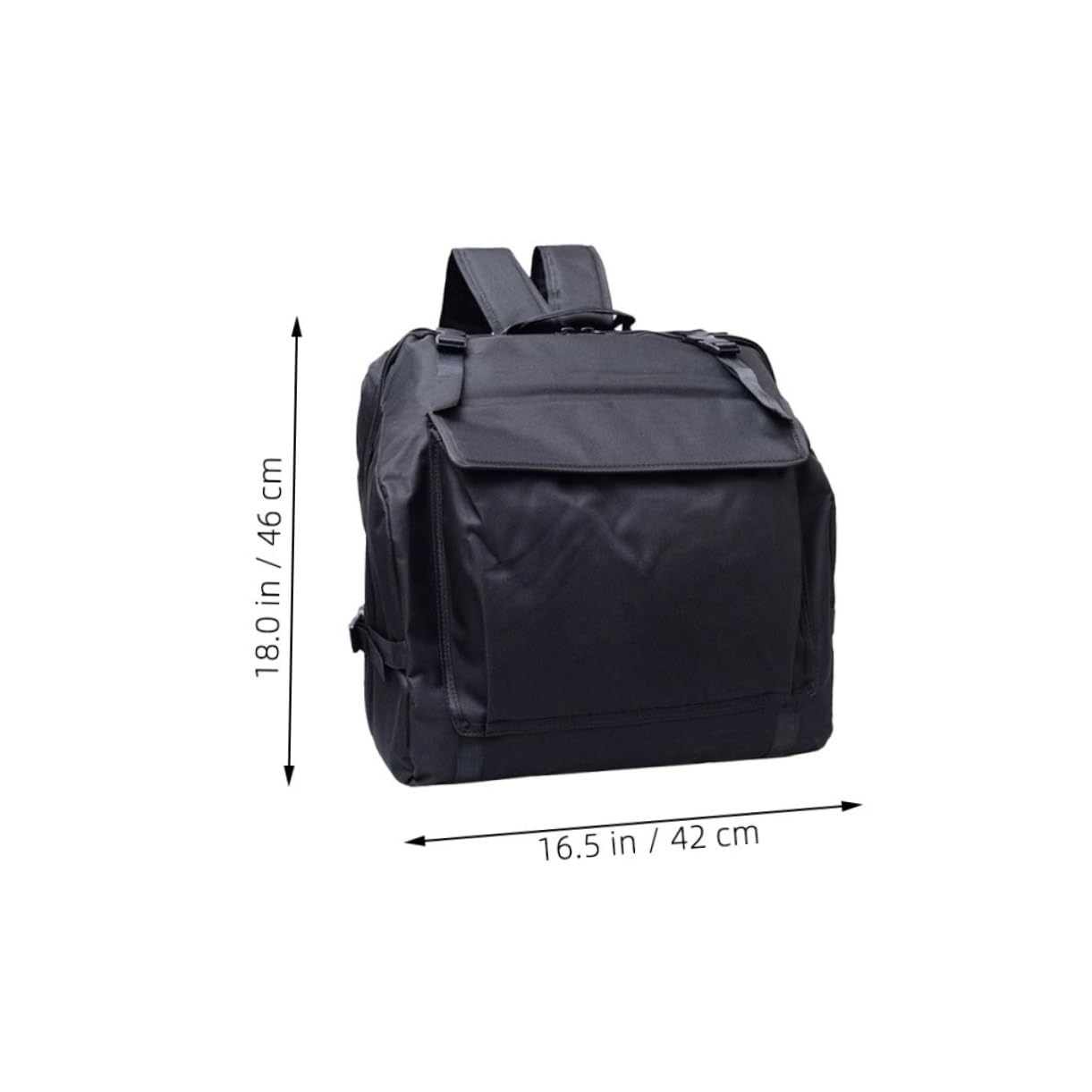 SUPVOX Borsa Per Fisarmonica Da Bassi Custodia in Tessuto Supporto Con Tasche Per Accessori Musicali Nera Leggera e Portatile Per Trasporto