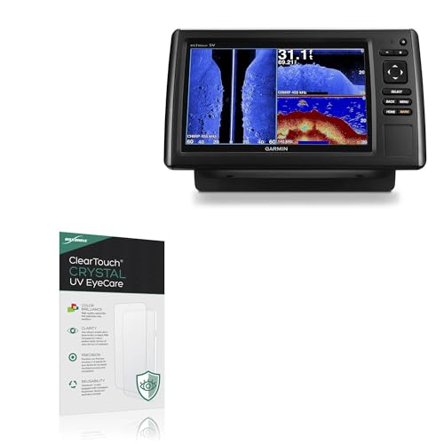 BoxWave Screen Protector Compatible With Garmin echoMAP CHIRP 93sv - ClearTouch Crystal Anti-UV EyeCare (2-Pack), Filters out Harmful Blue Light Reduce Fatigue