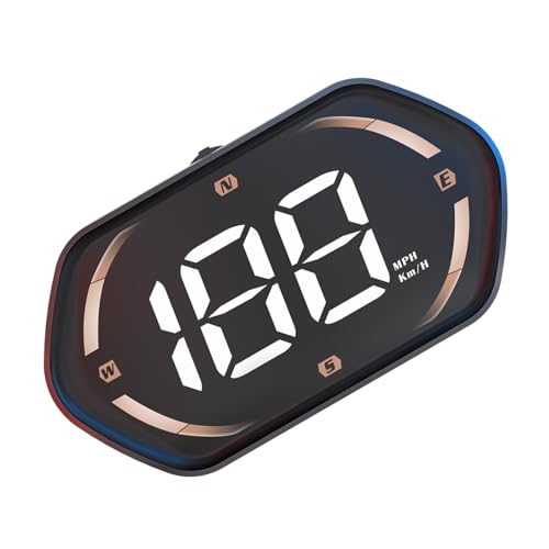 Velocímetro GPS Alomejor Pantalla Frontal HUD con Brillo Automático