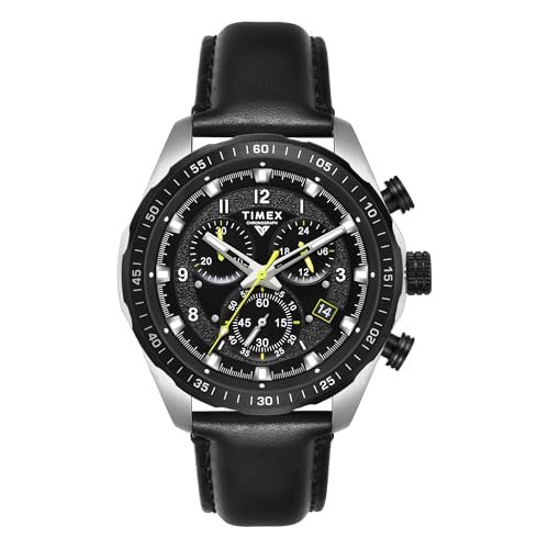 Image of TIMEX Vector Analog Watch for Men with Round Dial & Water Resistant Man's Wrist Watches