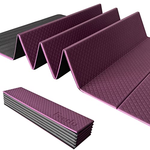 Feetlu Folding Travel Yoga Mat-1/4" Thick