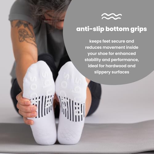 squid socks Non Slip Grip Socks | Anti Slip Athletic Grip Socks |No Show Ankle Socks | Adults & Teen Sizes S, M, L3
