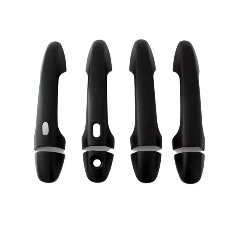 Car Exterior Door Handles for HILUX REVO Rocco, Door Handle Cover Protector Anti-Scratch Outside Door Handle,B/Matte Black
