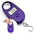 WYZXR Balance de Poche numérique Cuisine balances électroniques 25Kg Mini Crochet Violet Suspendu Bagages Poche de pêche Portable LCD pesée Balance numérique