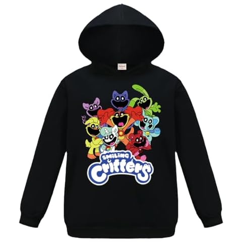 Forlcool Sweat à capuche enfant Noir-a Cover