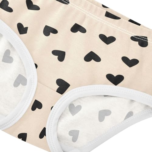 Girls' Underwear Heart Yellow Toddle Brief Panties 23026764