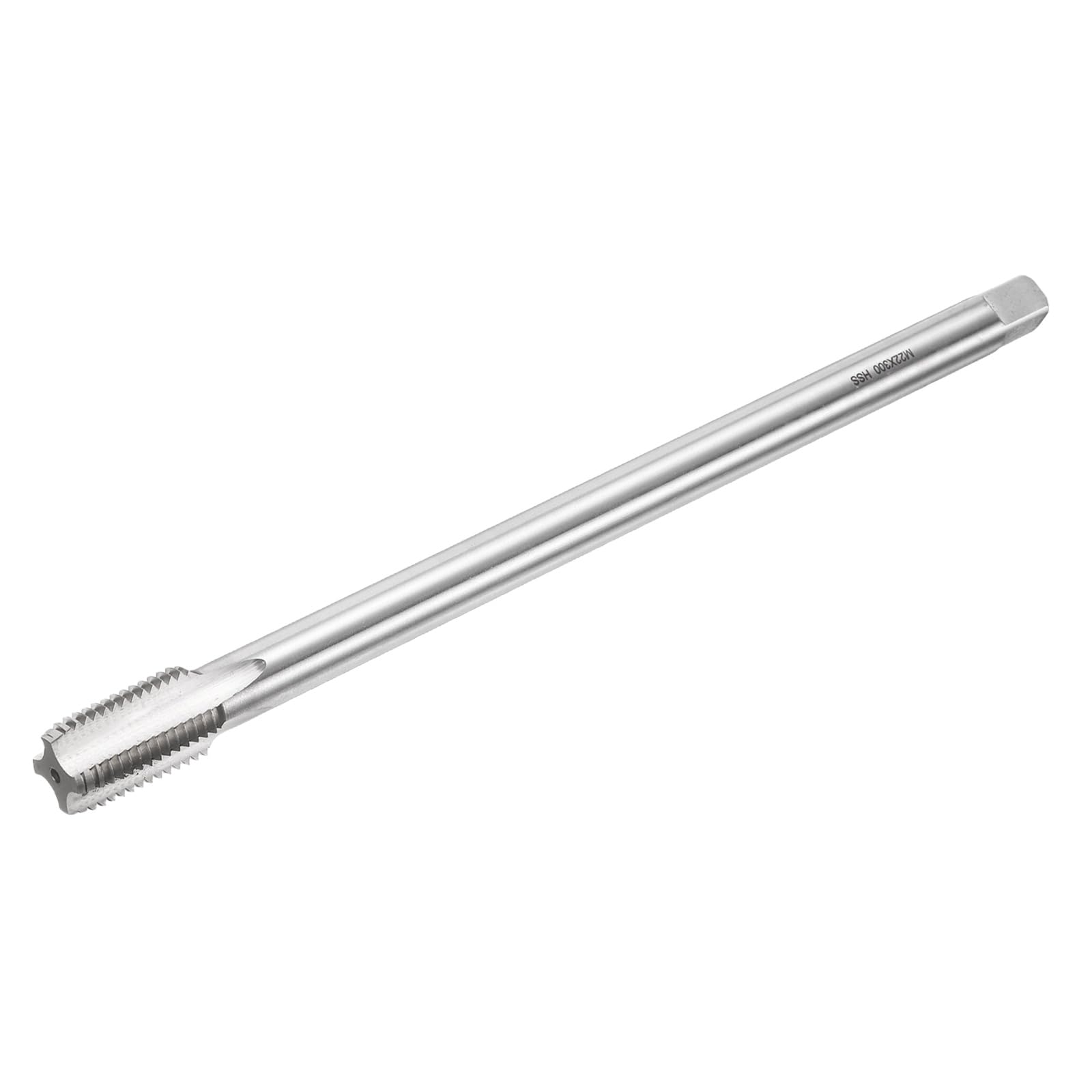 sourcing map Metric Thread Tap M22 x 2.5 H2 300mm Extra Long Straight Flute Screw Thread Milling Machine Taps Threading Tapping Repair Tool — image 1