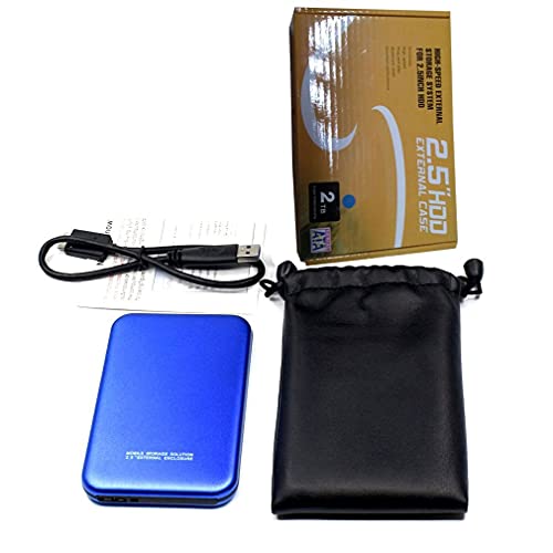 abbybubble 2,5 Zoll STATA zu USB 3.0 tragbare Festplatte 2 TB Externe Festplatte Hochgeschwindigkeits-Flash-Speicher…