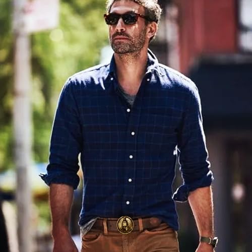 Image of ALEXES Western belt buckles for men - Custom Belt Buckles - Mens Belt Buckles - Brass Belt Buckle - Buckle Belts