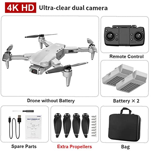 MaylFre Mini Drone Faltbare Quadcopter 4K HD-Kamera GPS RC-Drohne mit 2 Batteriegrau tragbares praktisches Volkswerkzeug – Bild 5